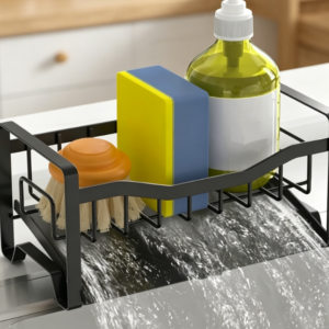 Sink Organizer (Includes Self-Draining Drip Tray) – Sponge & Brush Holder