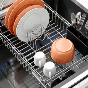 Expandable In-Sink Dish Rack – Stainless Steel Hanging Drainer